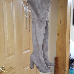 a new day over knee high heel boots